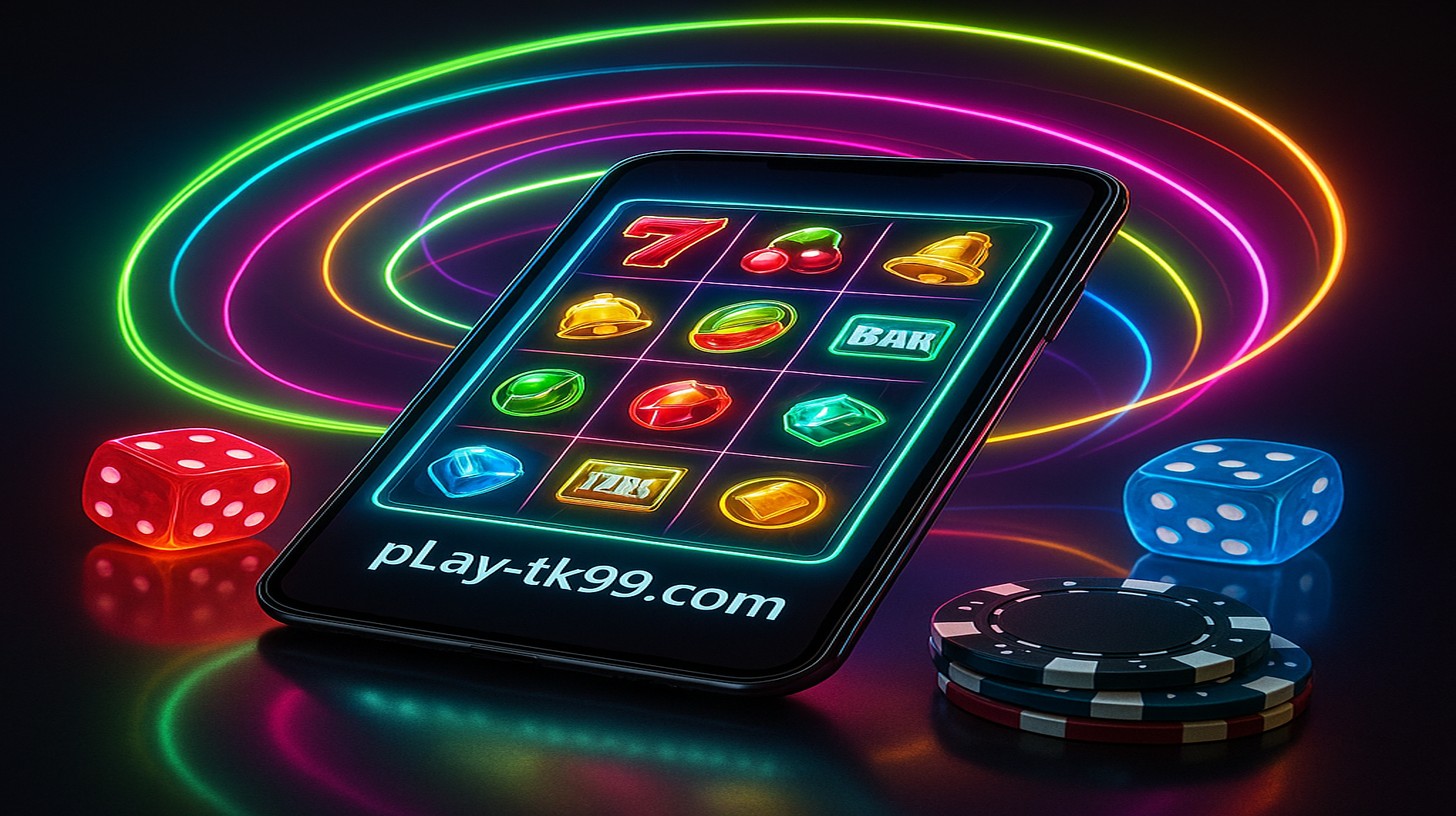 tk99 pLay অ্যাপ ব্যানার—একটি প্রচারণামূলক গ্রাফিক্যাল ব্যানার